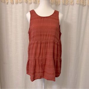 American Eagle AE Tie-Back Babydoll Tank Top